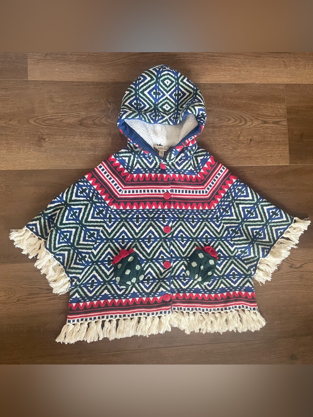 Matilda Jane A Caroling We Go Sweater Poncho 4